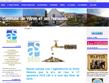 Tablet Screenshot of mairie-veron.fr